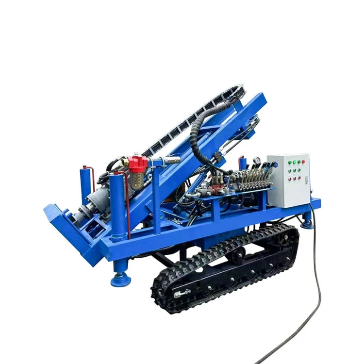 Rig Drilio Ffynnon Dŵr Rotari Diesel Cludadwy 180M
