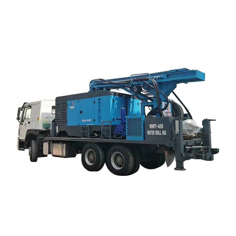 Rig drilio ffynnon dŵr aml-swyddogaethol
